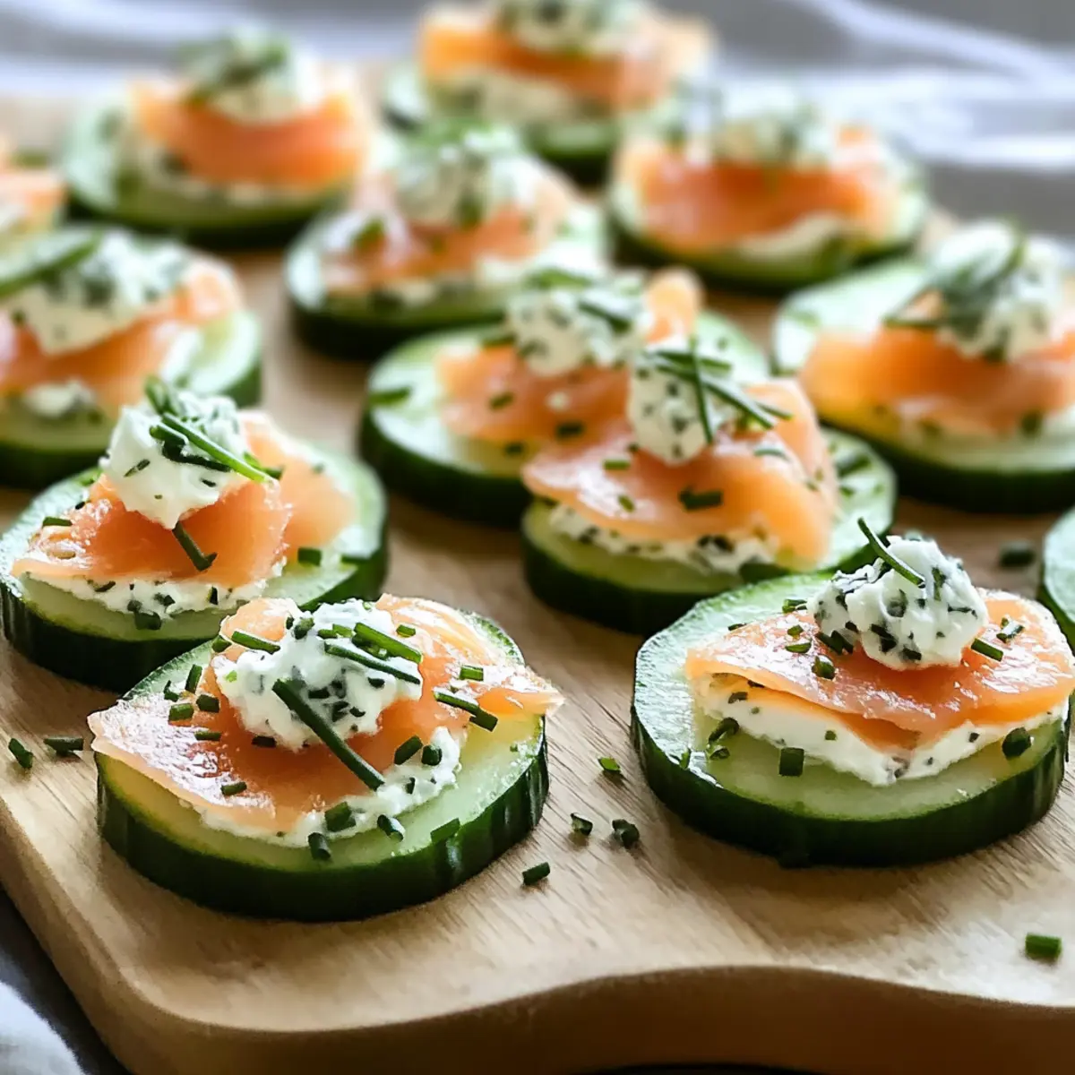 Cucumber Smoked Salmon Bites: A Refreshing No-Cook Delight