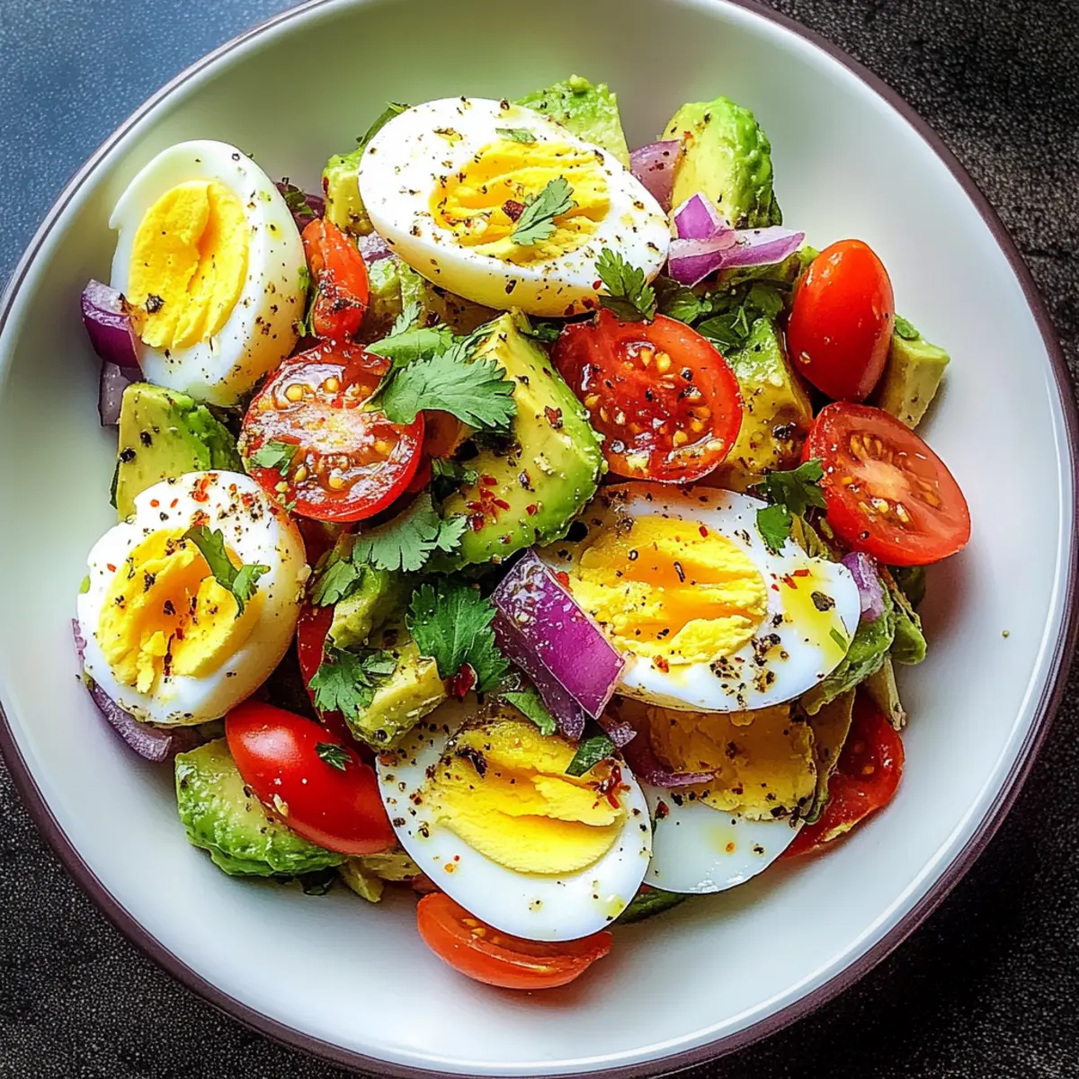 Creamy Egg Avocado Salad for Your Post-Workout Boost