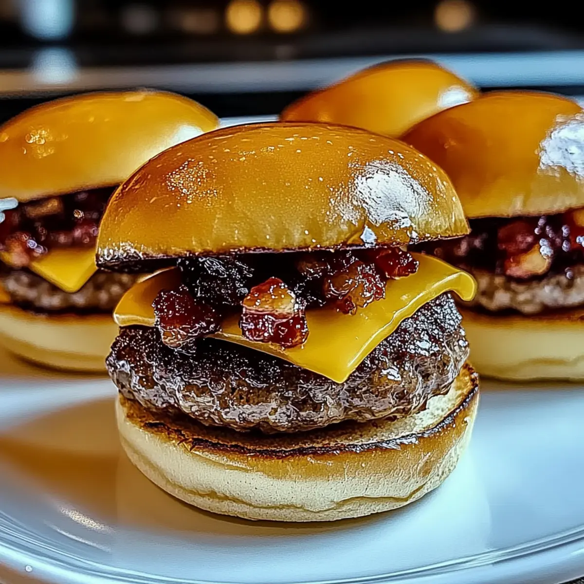 Delicious Bacon Jam Cheeseburger Sliders That Wow Every Crowd