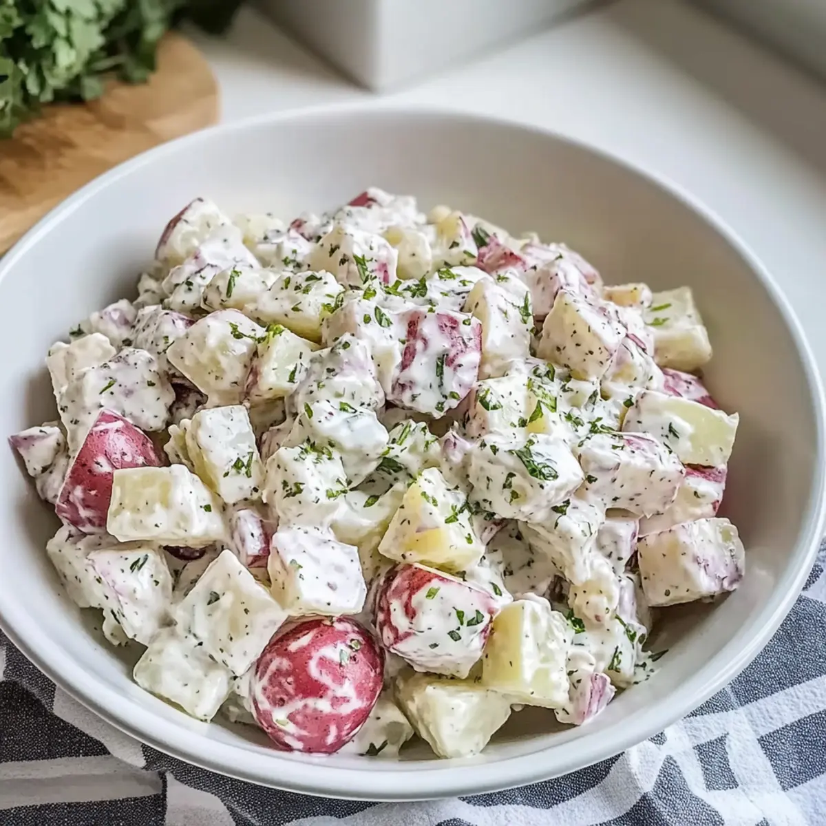 Bright and Creamy Red Potato Salad Perfect for Summer Picnics
