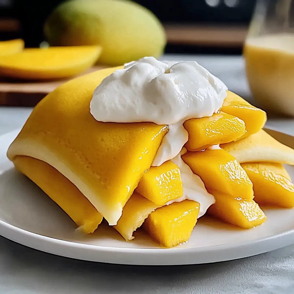 Mango Pancakes That Taste Like a Tropical Dream