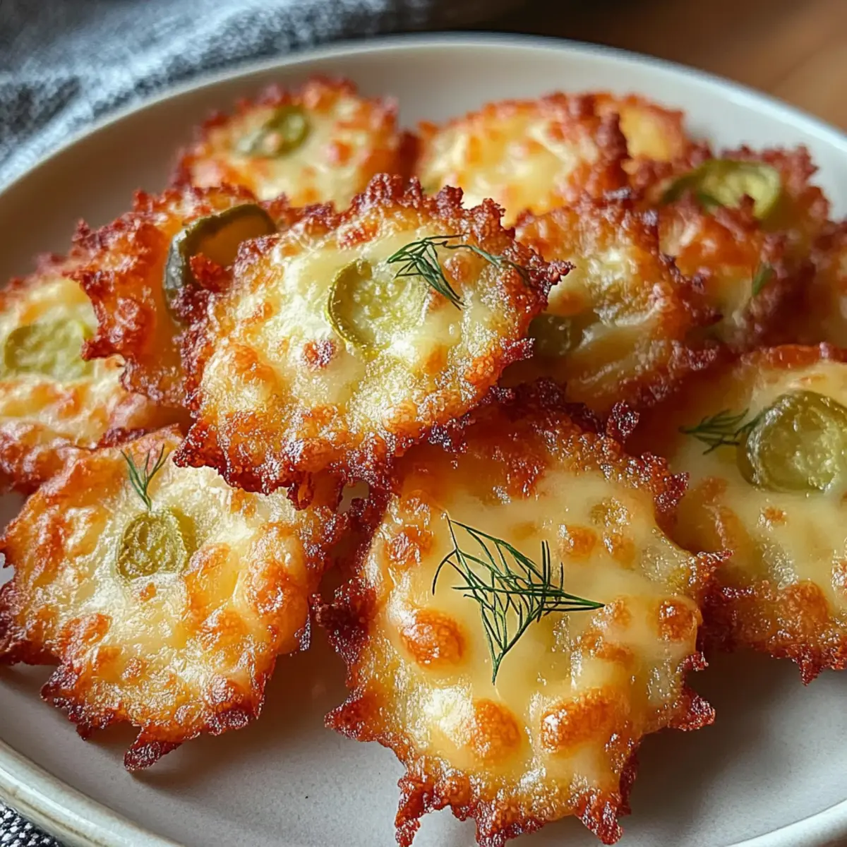 Crispy Pickle Cheese Bites: A Cheesy Delight for Snack Lovers