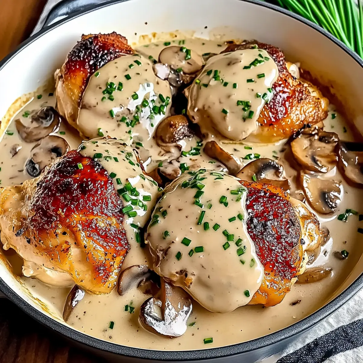 Savory Cream of Mushroom Chicken for Cozy Nights In