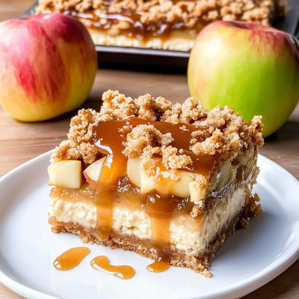 Caramel Apple Cheesecake Bars for Your Cozy Fall Gatherings