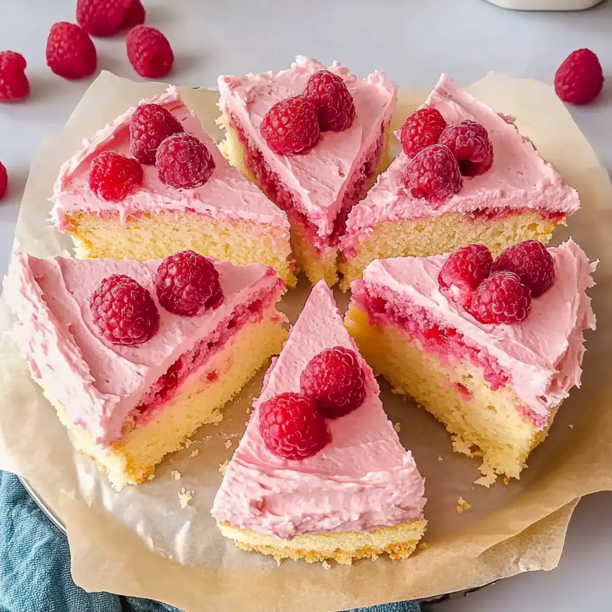 Soft Almond Raspberry Cake: A Cloud of Flavor Awaits!