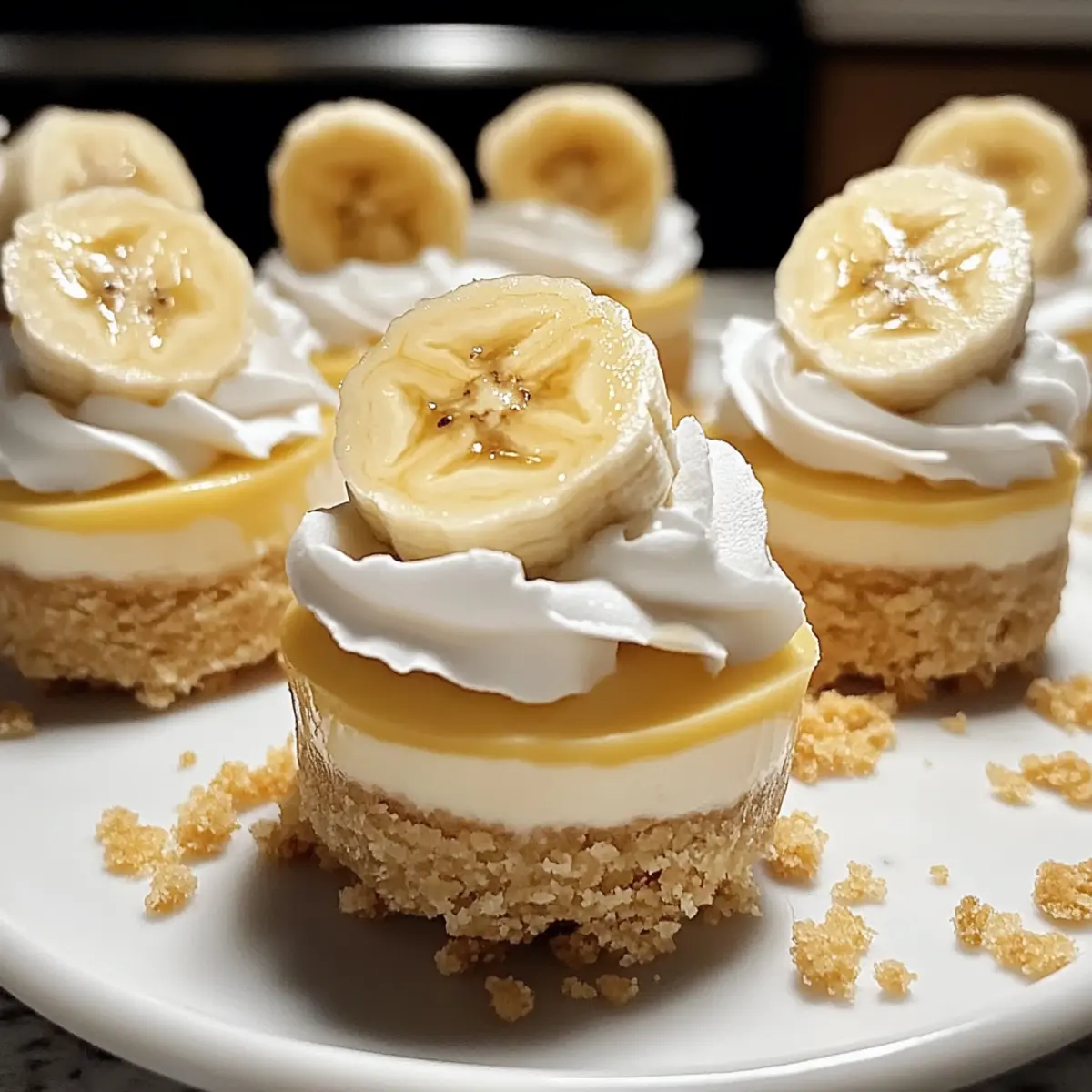 Delicious No-Bake Mini Banana Pudding Cheesecakes You’ll Love