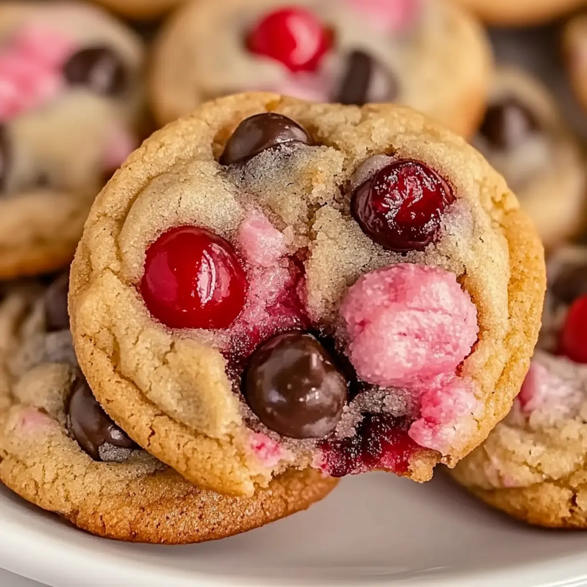 Sweet Maraschino Cherry Cookies: Chewy, Colorful Delights!