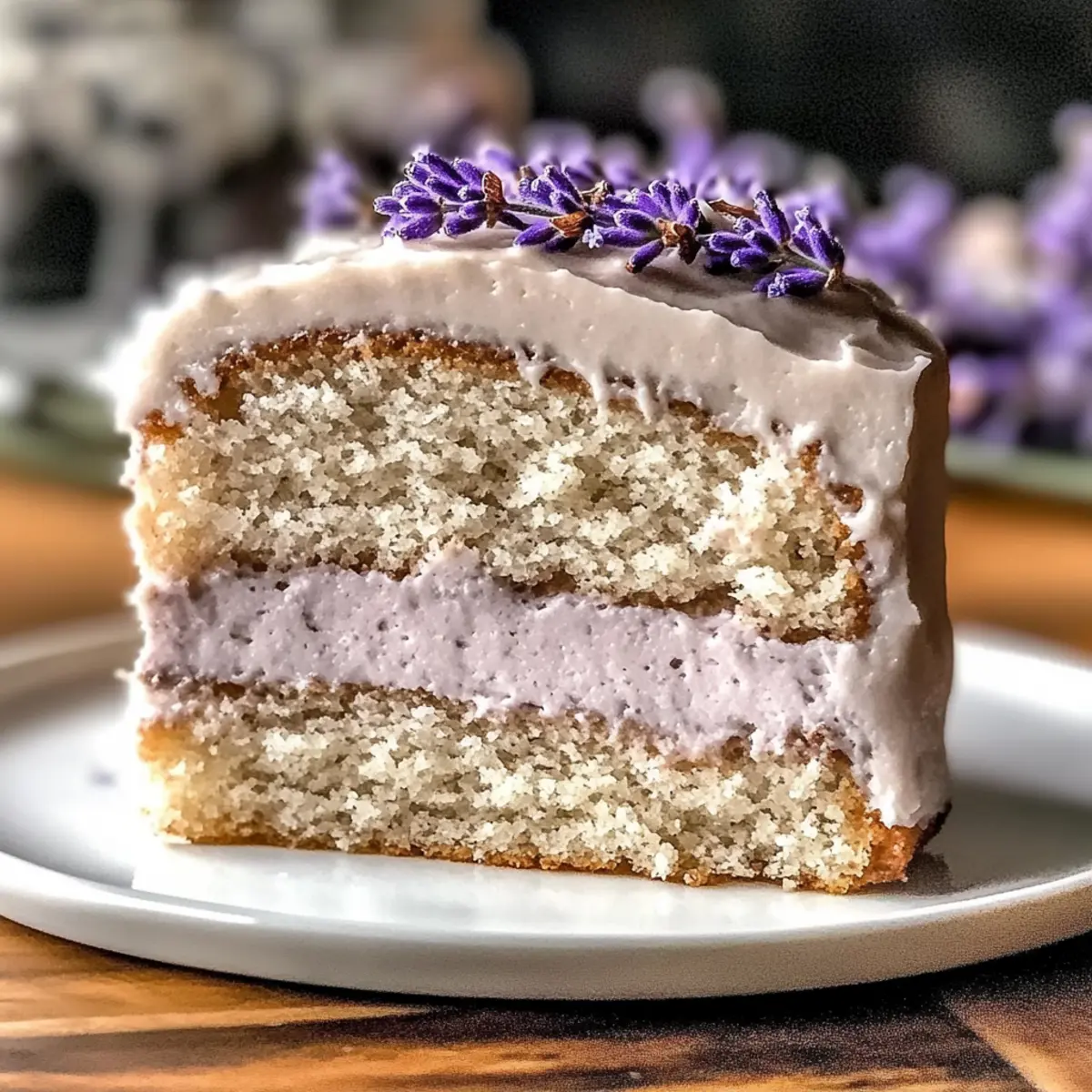 London Fog Cake with Earl Grey and Lavender: Pure Bliss!