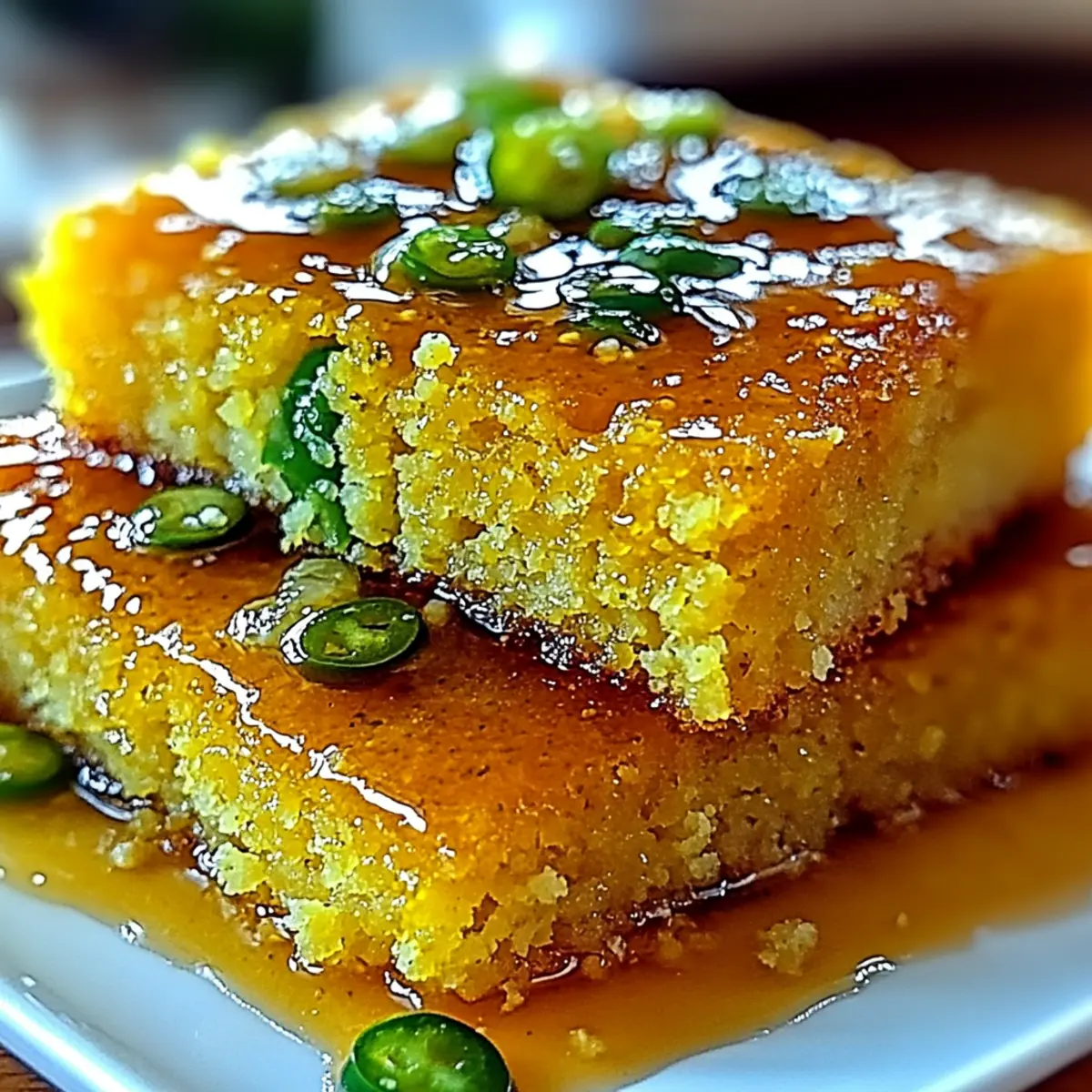 Delicious Spicy Jalapeño Cornbread with Sweet Lime Honey Glaze