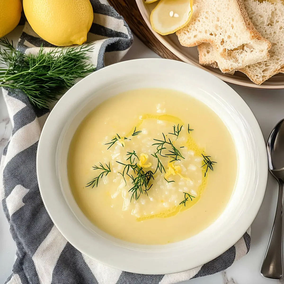 Greek Egg and Lemon Soup: A Light, Creamy Comfort Bowl