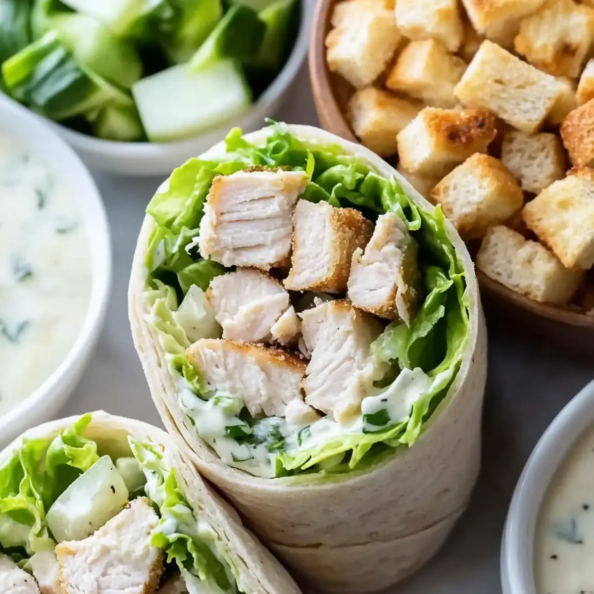 Delicious Chicken Caesar Wraps for Quick & Tasty Lunches