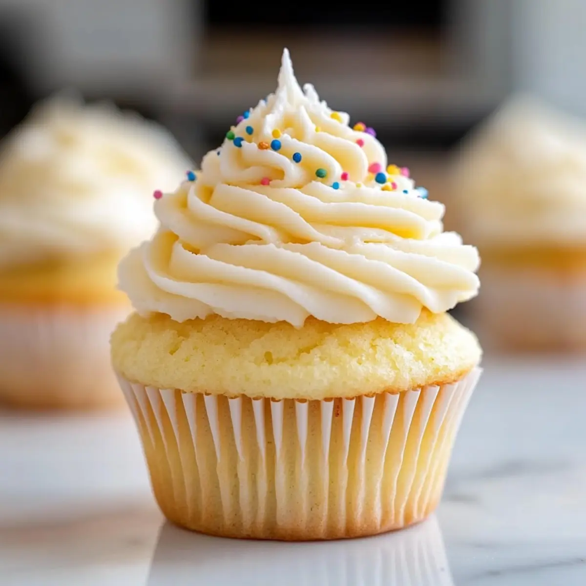 Fluffy Vanilla Cupcakes That Will Brighten Your Day