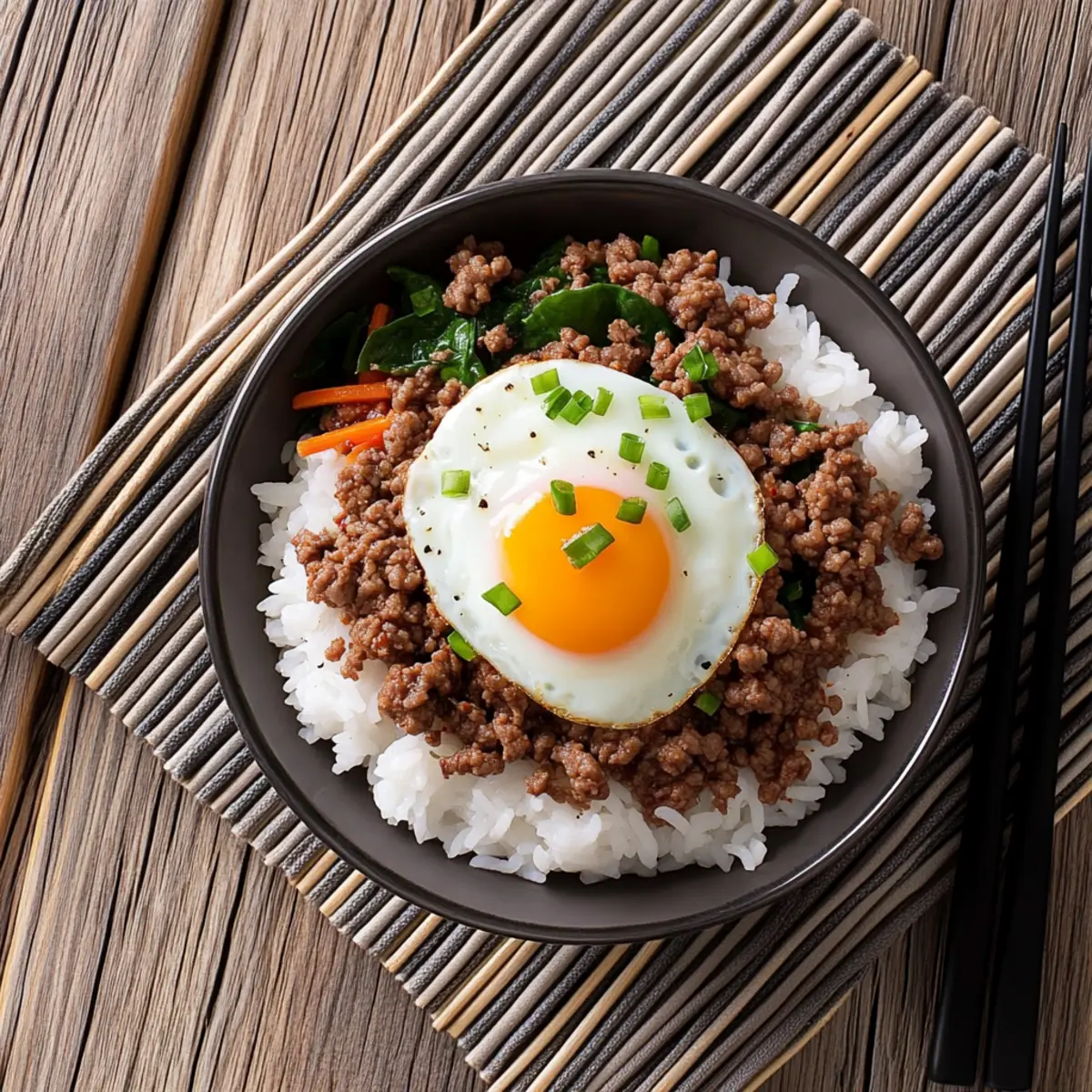 Delicious Korean-Inspired Breakfast Bowl to Brighten Mornings
