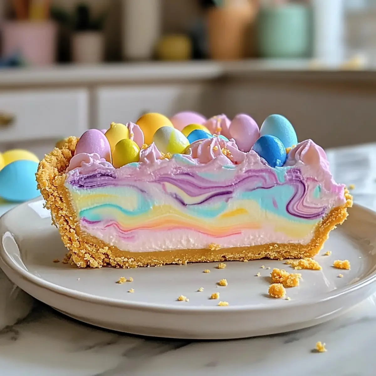 Easter Swirl Pie: A Fun No-Bake Delight for Spring Celebrations