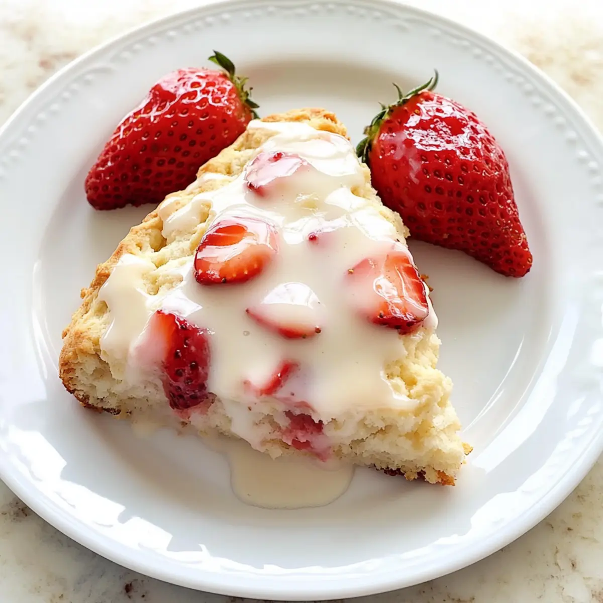 Strawberries and Cream Scones: A Sweet Morning Indulgence