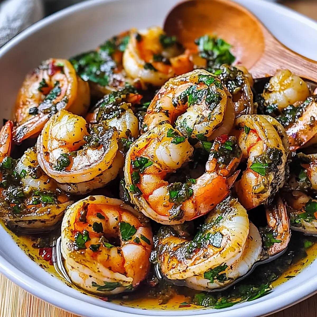 Savor the Flavor: Pan Seared Chimichurri Shrimp Delight