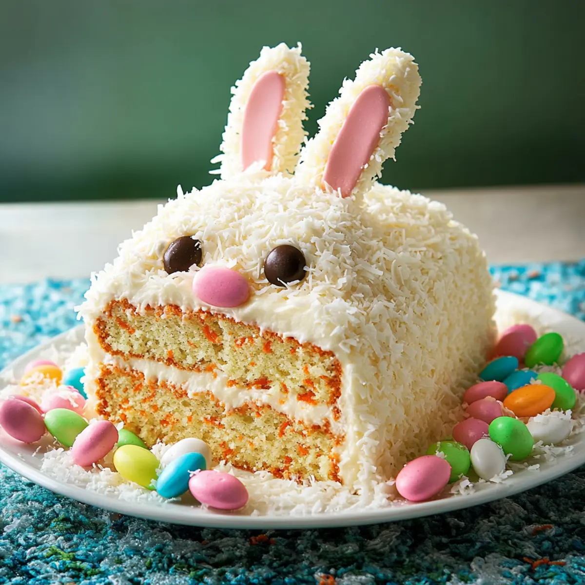 Bunny Cake Delight: The Perfect Easter Carrot Cake Treat
