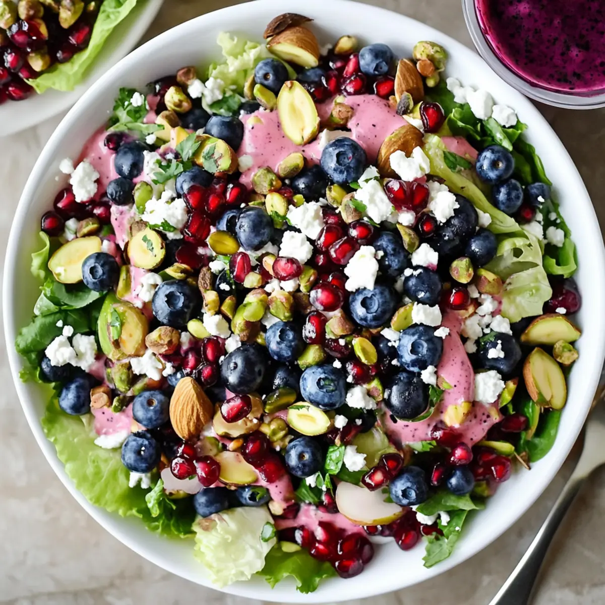 Blueberry Pistachio Spring Salad: A Vibrant Refreshing Delight
