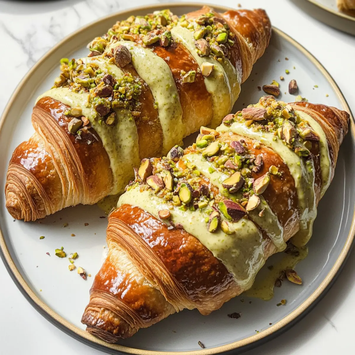Delicious Pistachio Croissants Ready in Just 15 Minutes