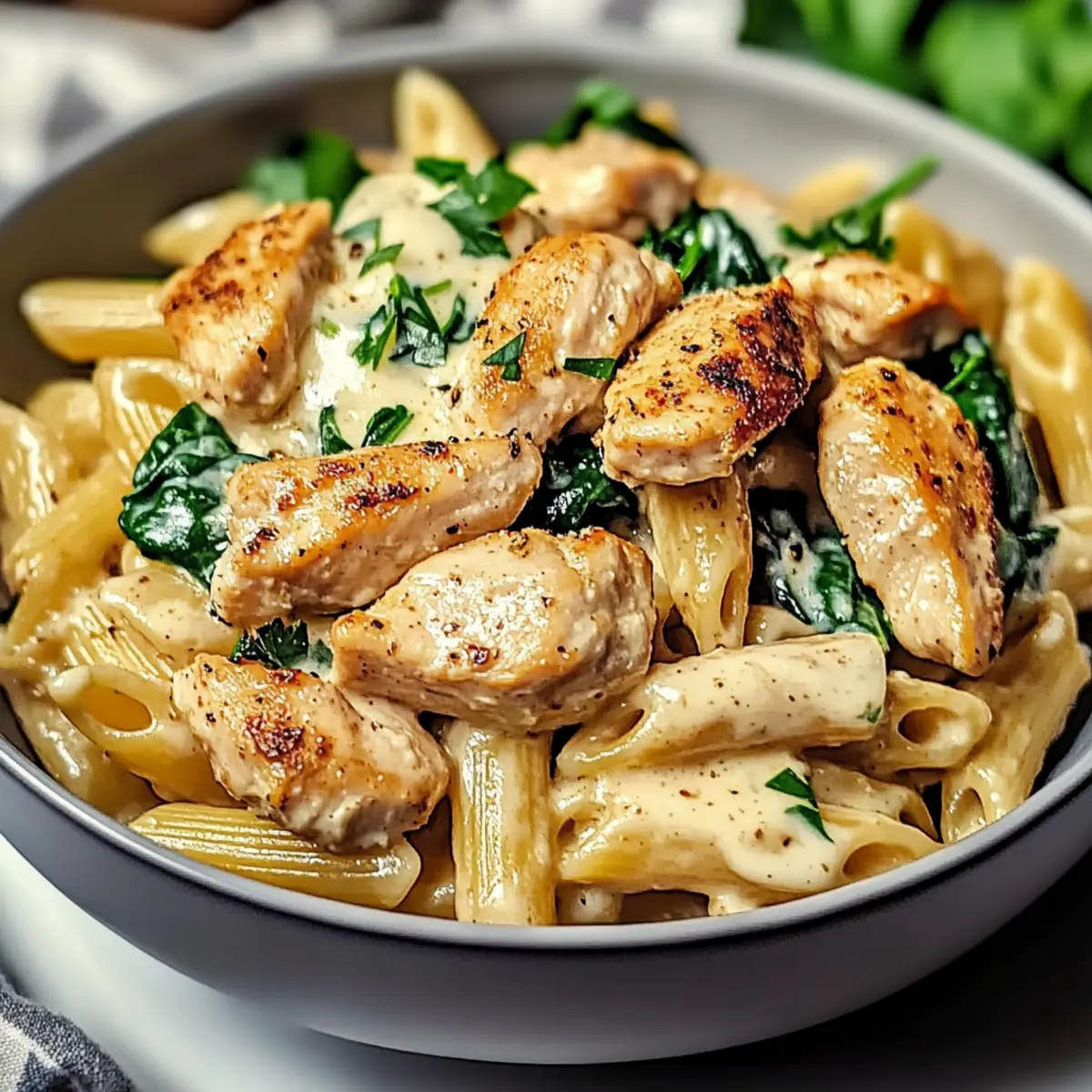 Garlic Parmesan Chicken Pasta: A Healthy Guilt-Free Delight