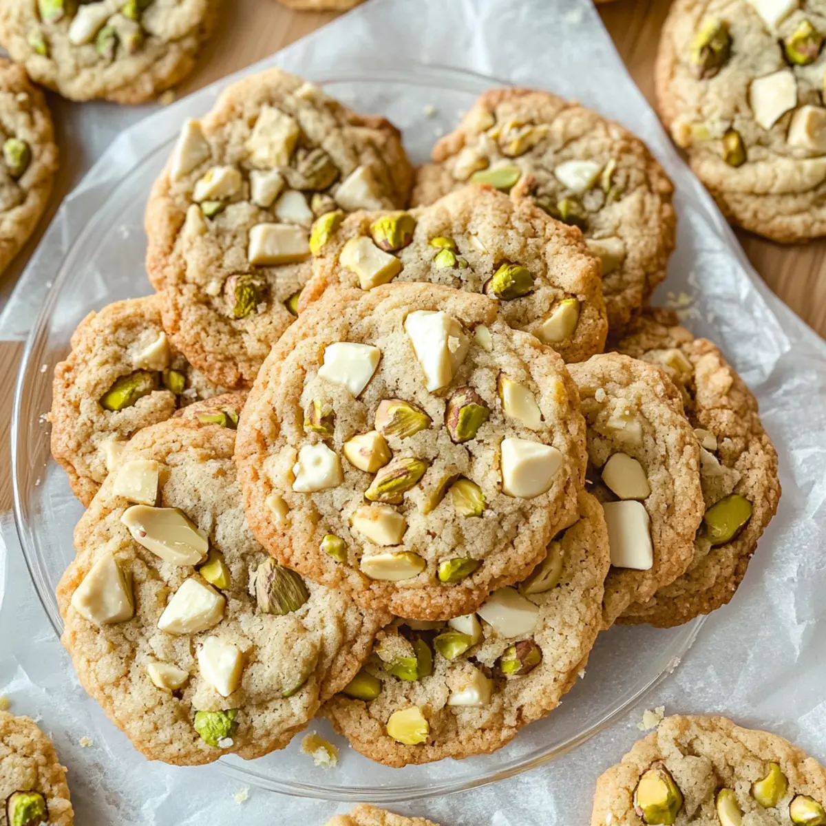 White Chocolate Pistachio Cookies: A Chewy, Festive Treat