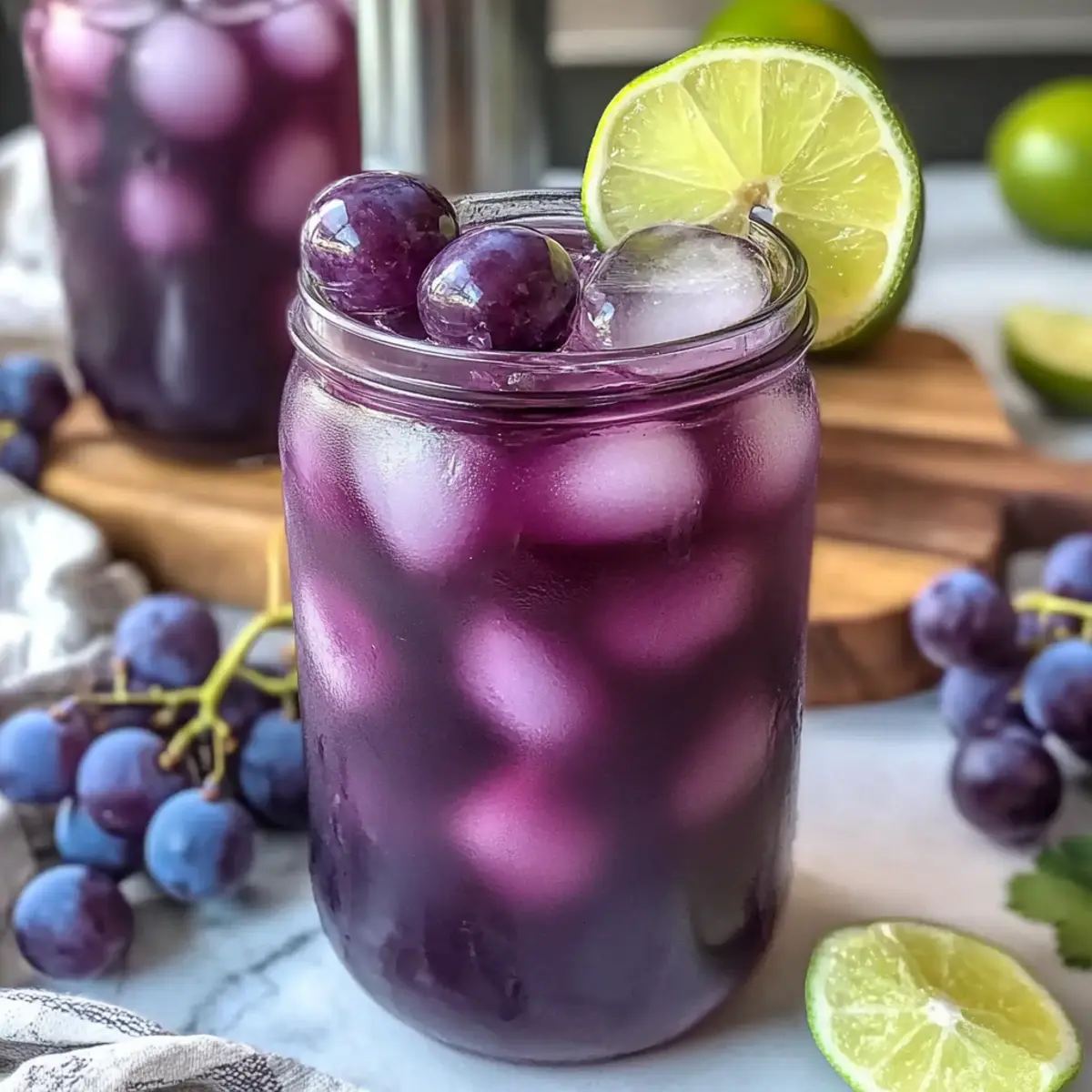Chill Out with Refreshing Grape Agua Fresca for Summer Sips