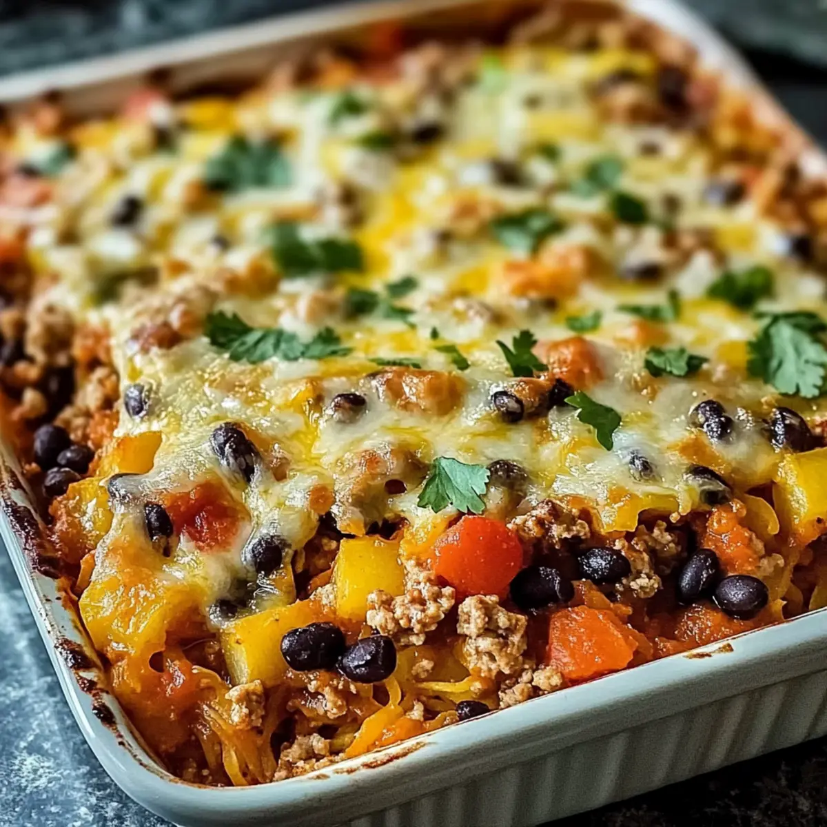 Savory Mexican Spaghetti Squash Casserole for Healthy Nights