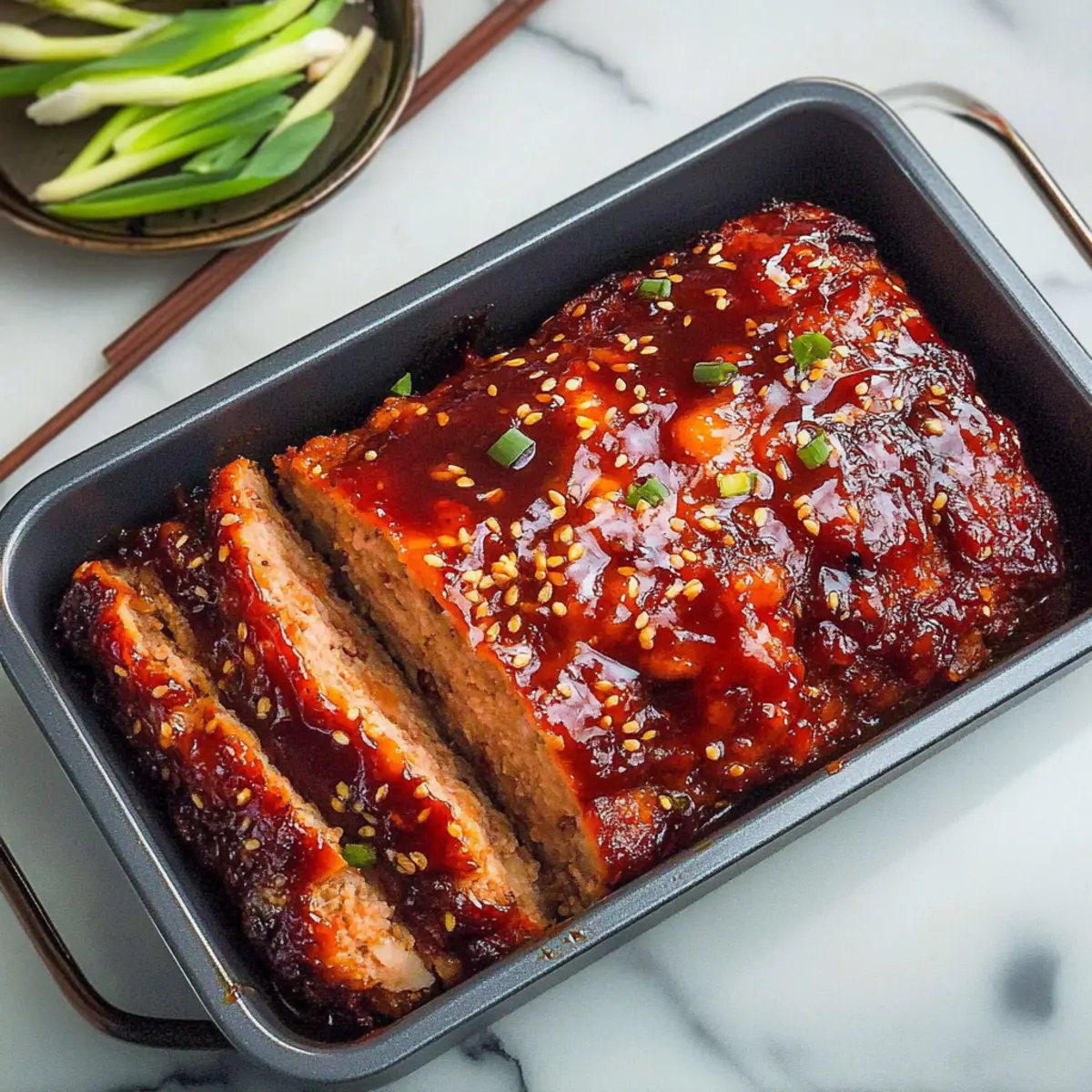 Korean Meatloaf with Gochujang Glaze for a Flavorful Twist