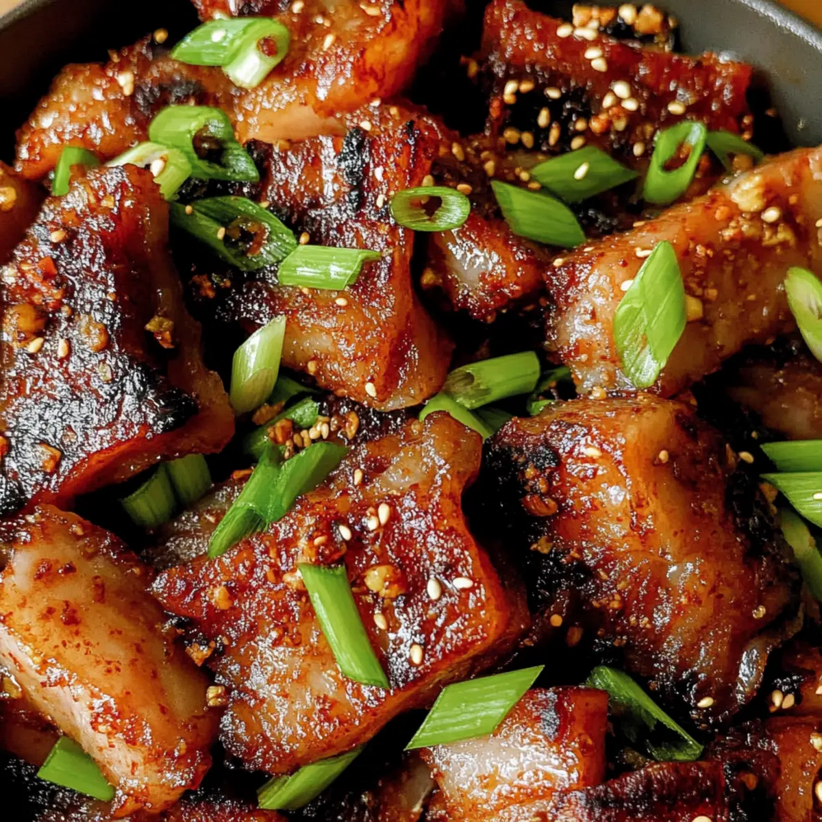 Savory Healthy Korean Pork Belly Skillet for Cozy Nights