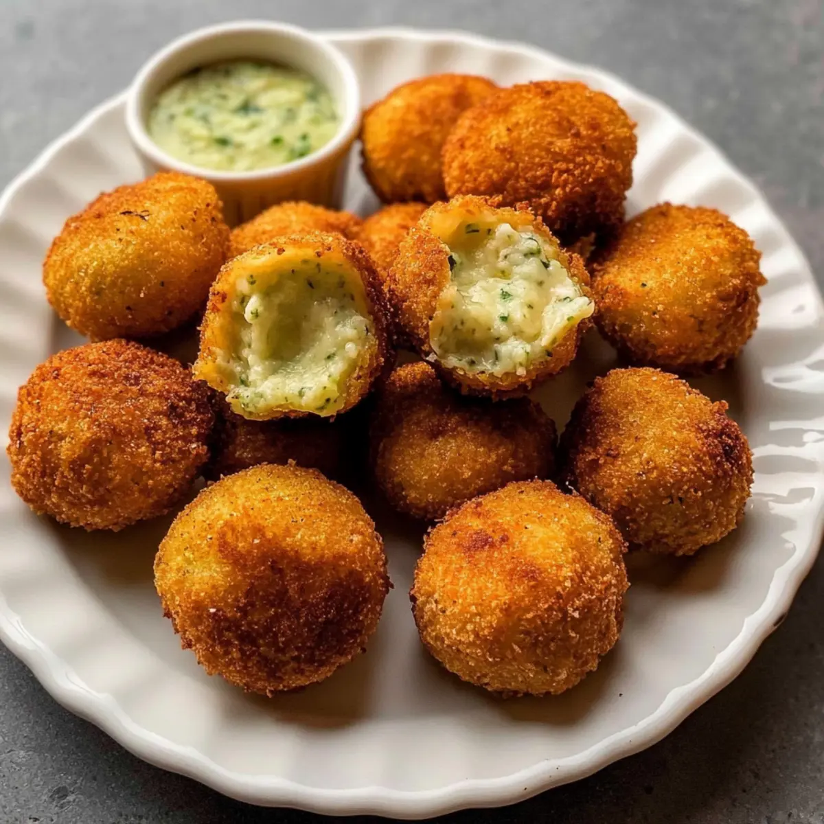Cheesy Fried Colcannon Balls: A Crispy Irish Delight
