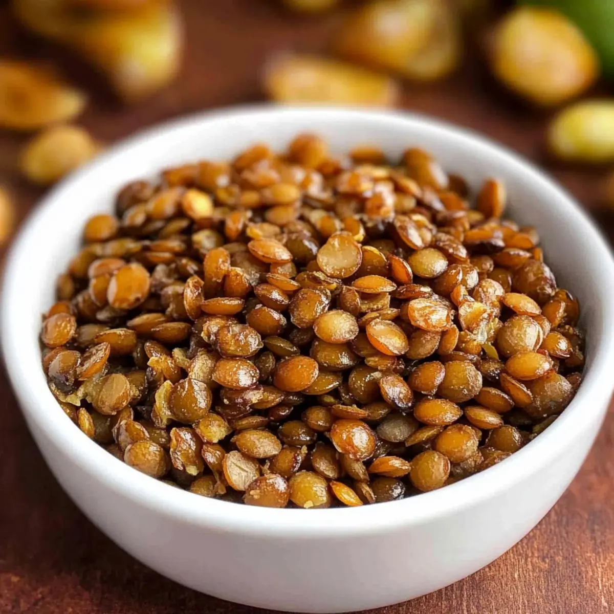 Crispy Roasted Lentils: Your New Favorite Vegan Snack