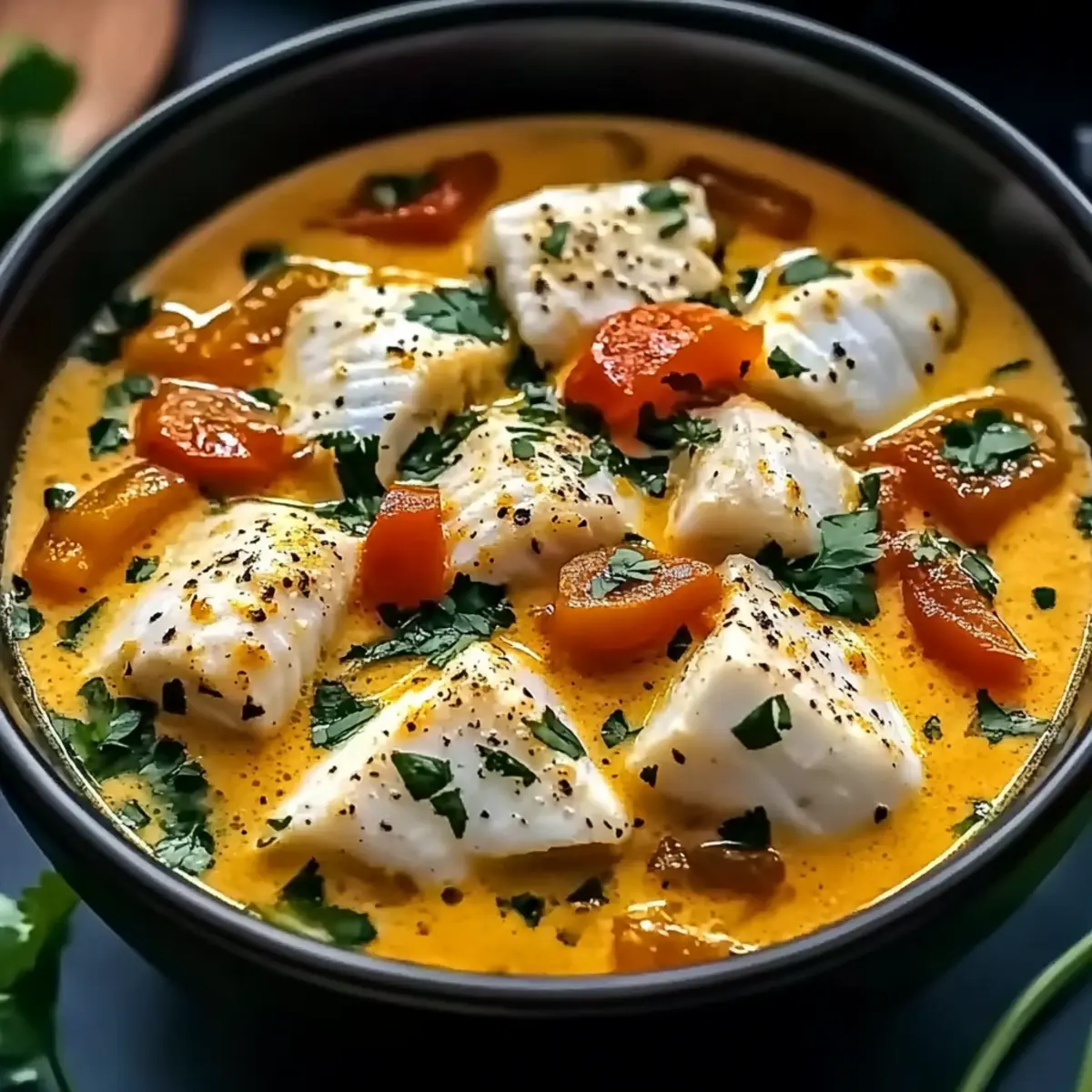 Coconut White Fish Stew for a Cozy Tropical Dinner Delight