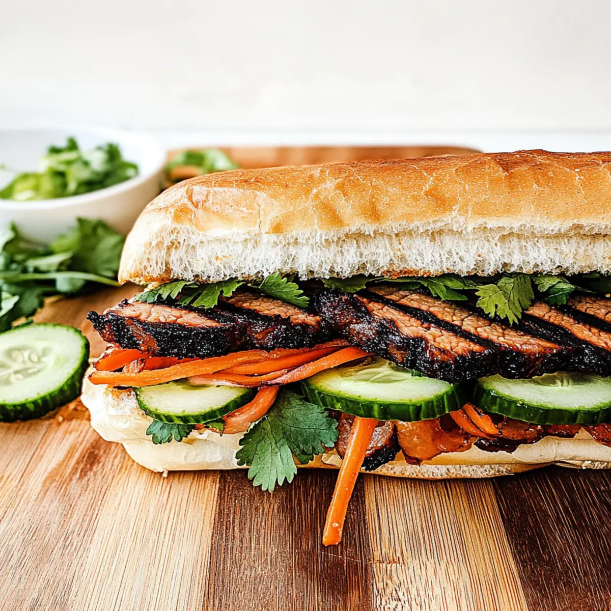 Irresistible Bahn Mi Sandwich: Quick & Flavorful Delight