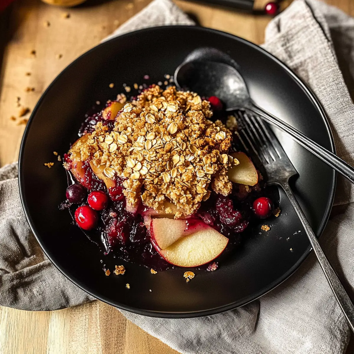 Heavenly Apple Cranberry Crisp for Cozy Fall Nights