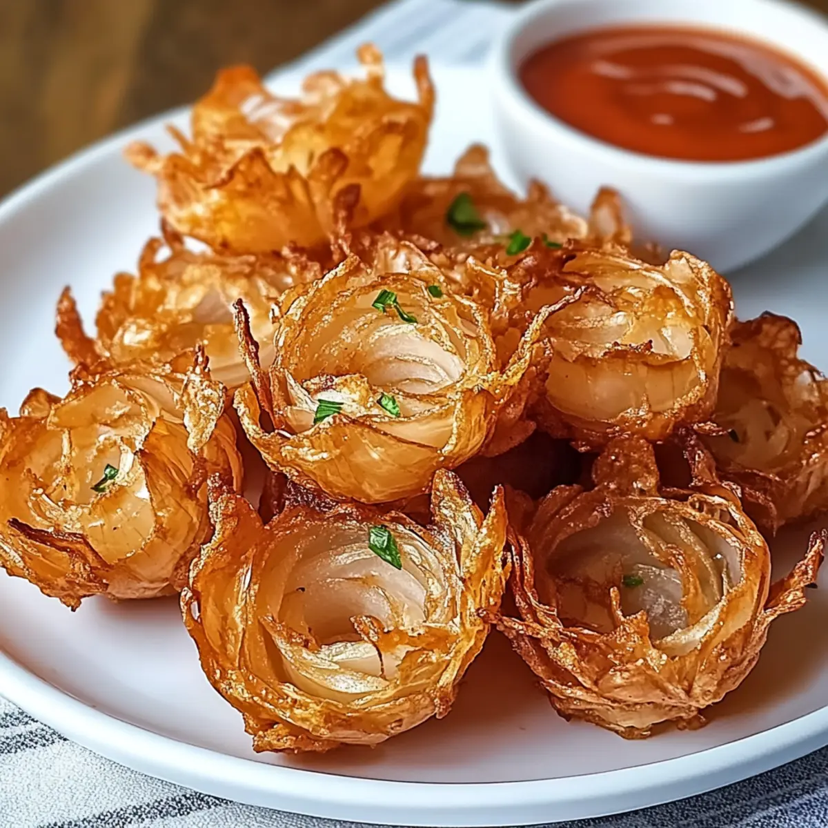 Crispy Air Fryer Mini Blooming Onions Without the Guilt