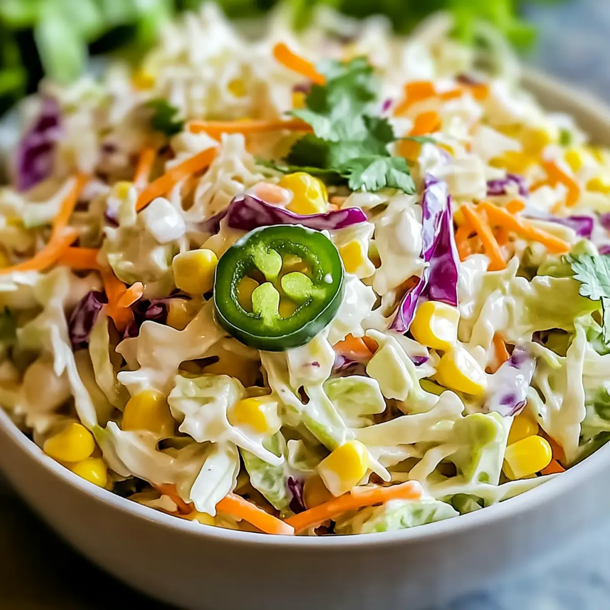 Zesty Jalapeno Corn Coleslaw: A Crunchy Fresh Delight