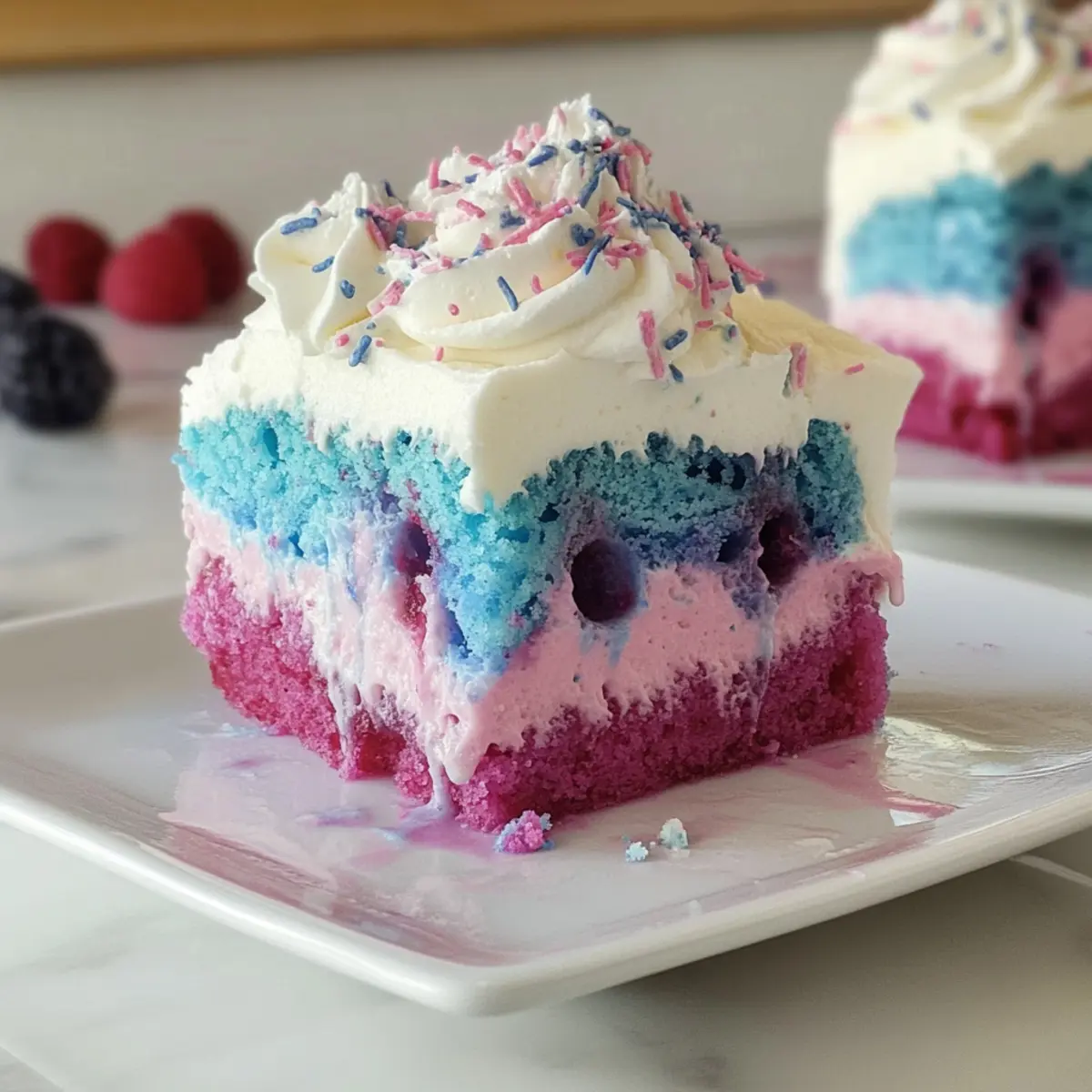 Unicorn Poke Cake: A Colorful Sweet Treat for Every Celebration
