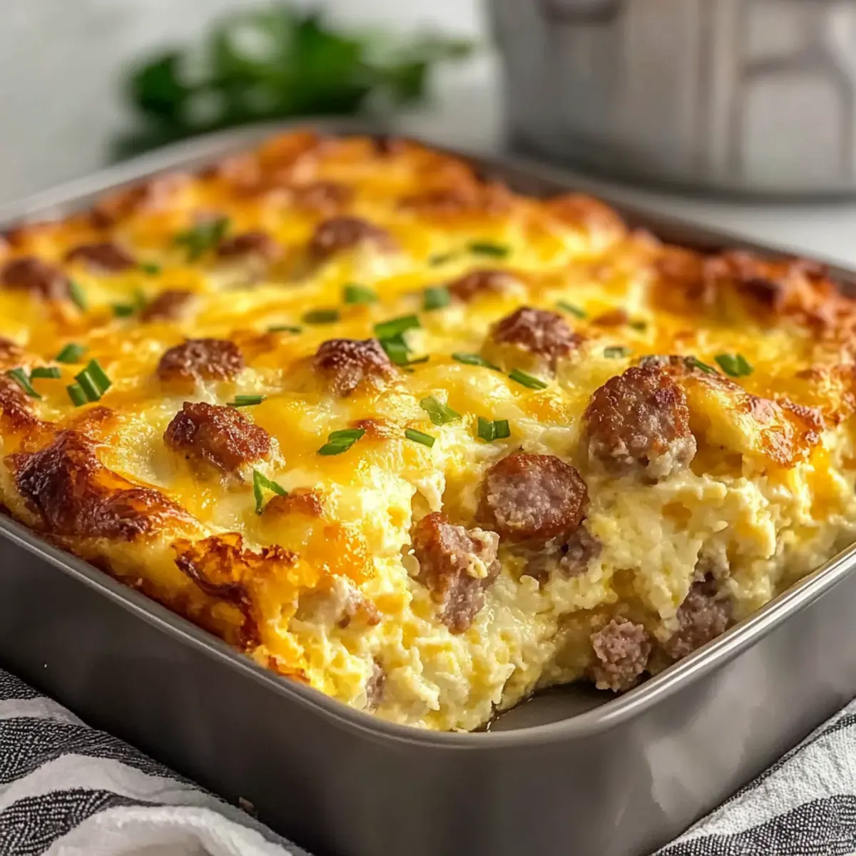 Sausage and Egg Bake: The Ultimate Make-Ahead Breakfast Casserole