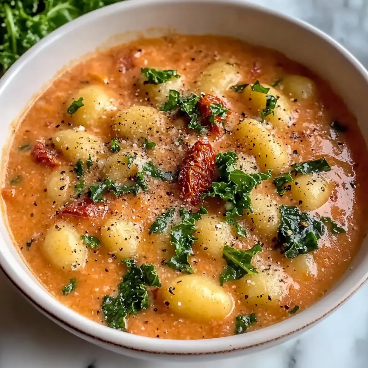 Cozy Up with Sun Dried Tomato Gnocchi Soup in 30 Minutes