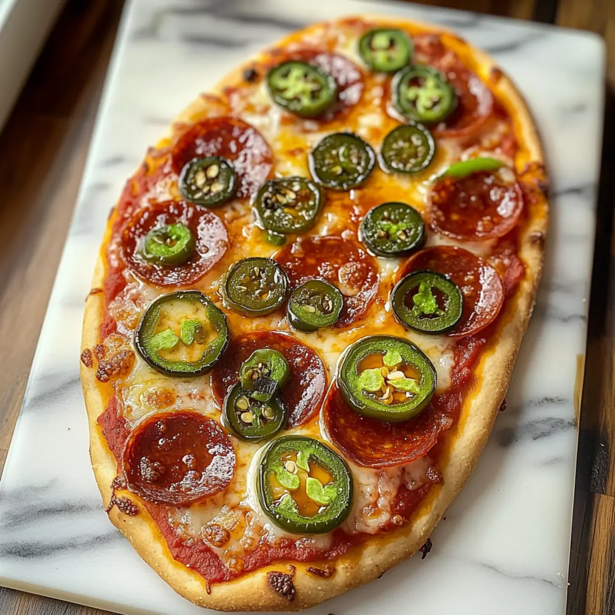 Sweet and Spicy Hot Honey Flatbread Pizza for Easy Nights
