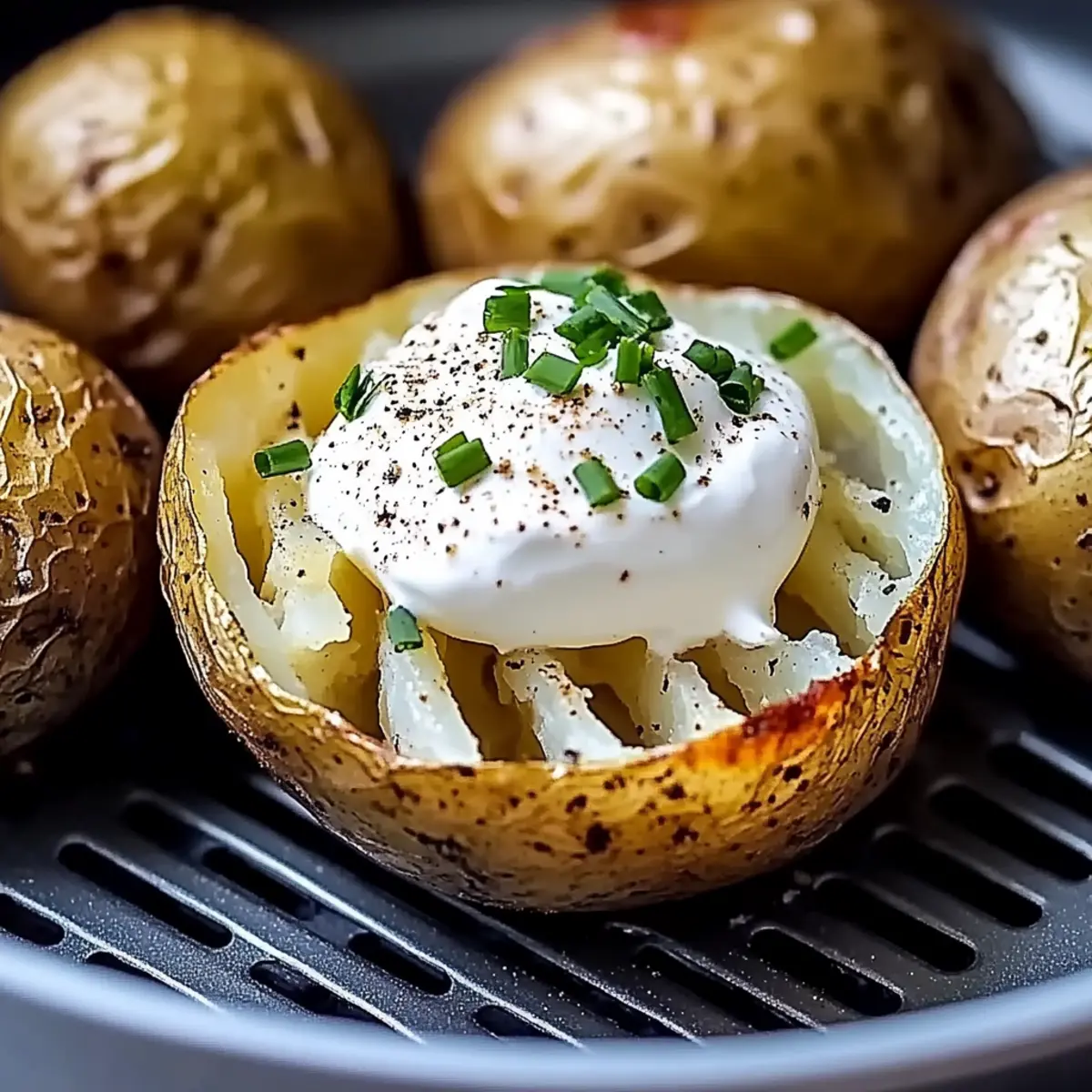 Crispy Air Fryer Baked Potatoes That’ll Steal Your Heart
