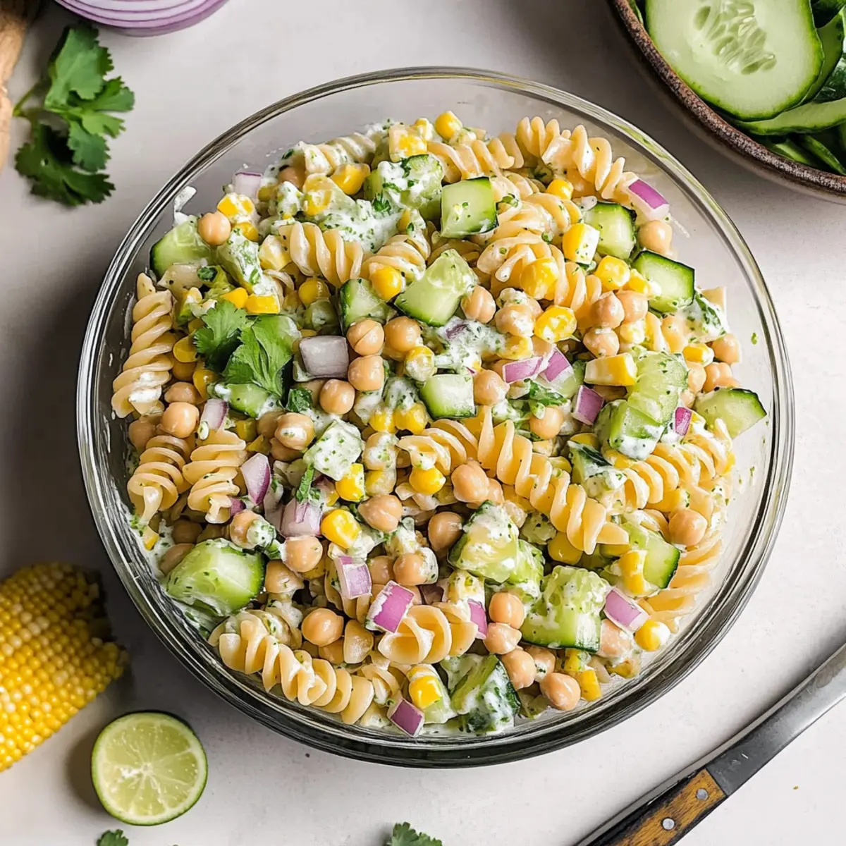 Zesty Cilantro Lime Pasta Salad for Fresh Summer Feasts