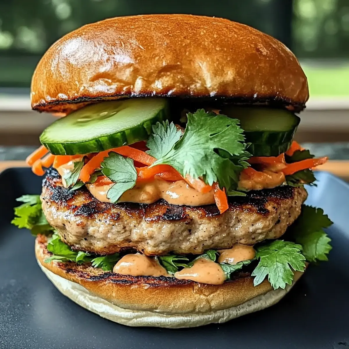 Savory Thai Peanut Turkey Burgers for Flavorful Weeknight Meals