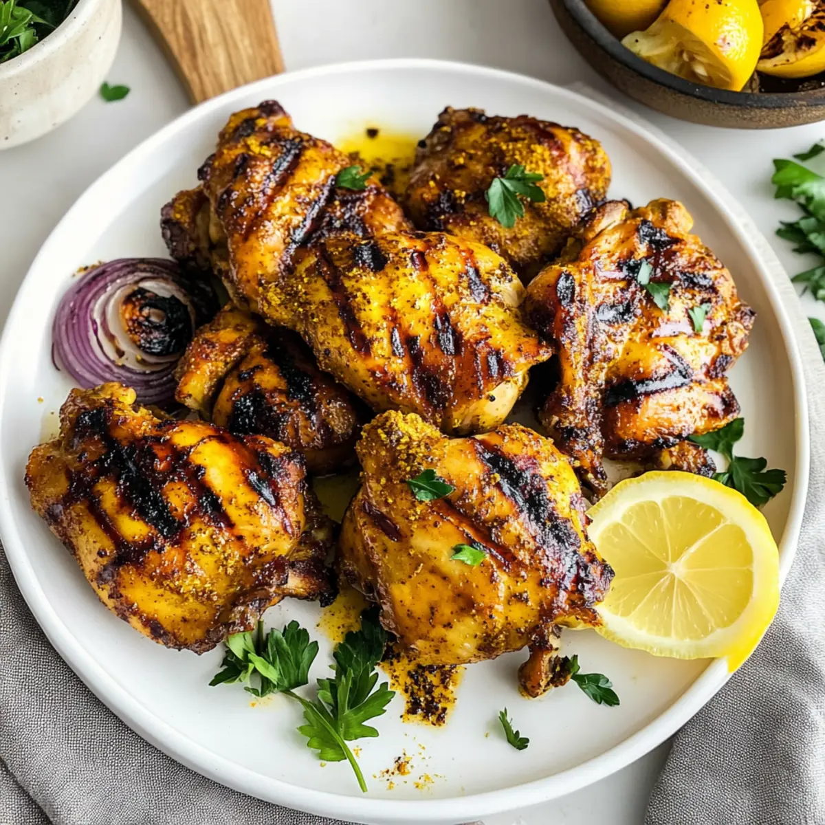 Savor the Flavor: Grilled Turmeric Chicken Thighs Unleashed