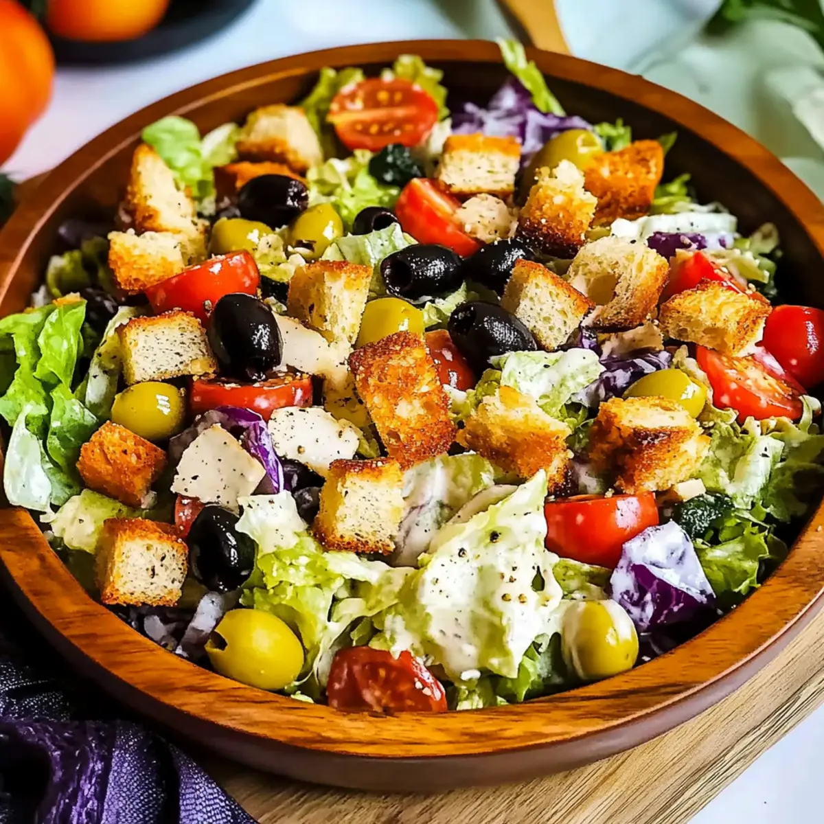 Olive Garden Salad: Fresh, Easy, and Homemade Just for You