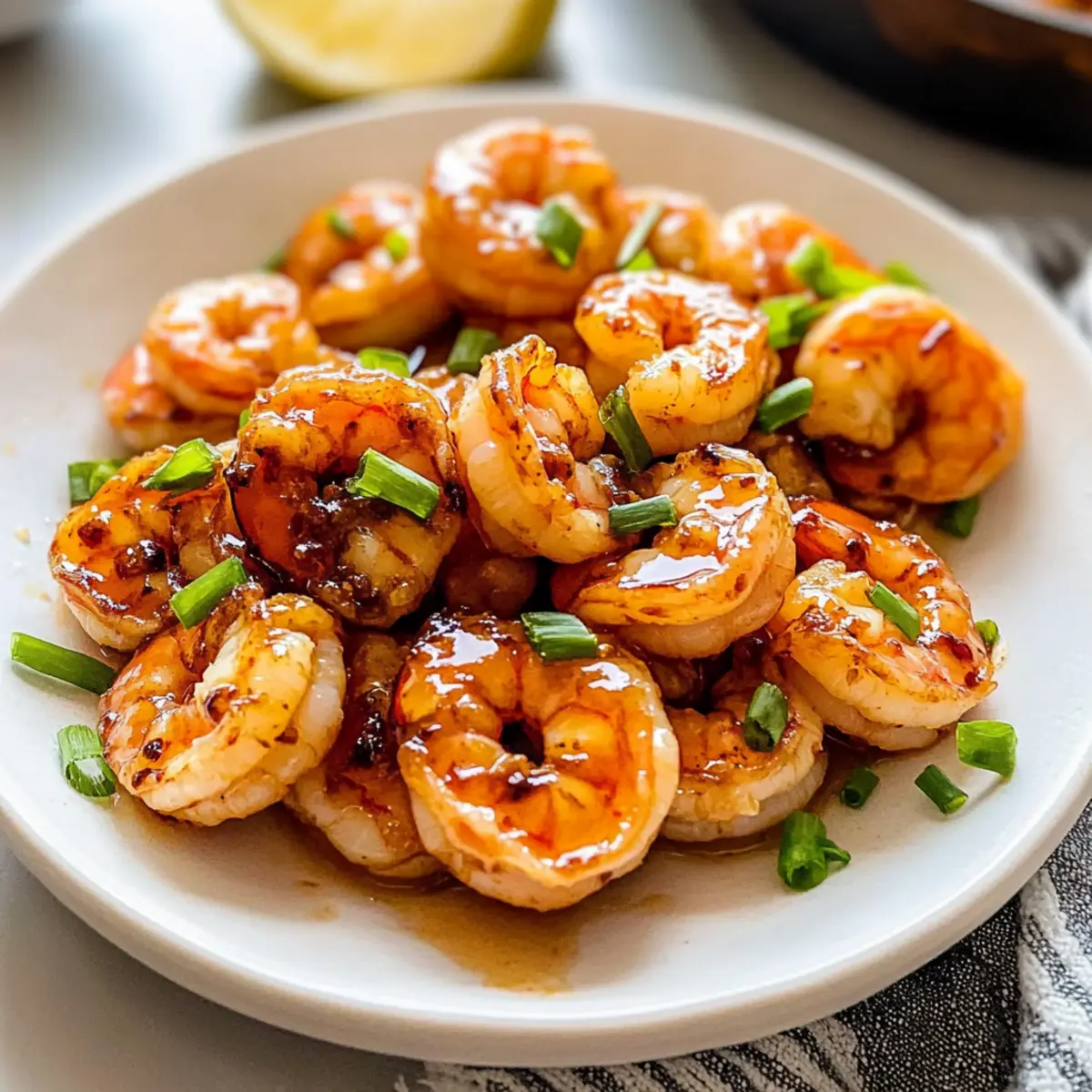 Savor Sweet Honey Garlic Shrimp in Just 10 Minutes