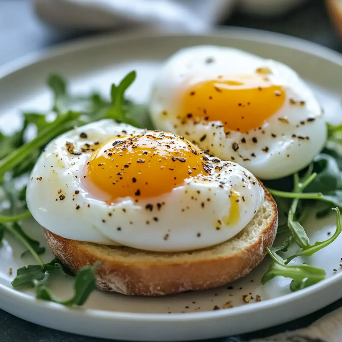 Air Fryer Poached Eggs Recipe for Perfectly Creamy Yolks