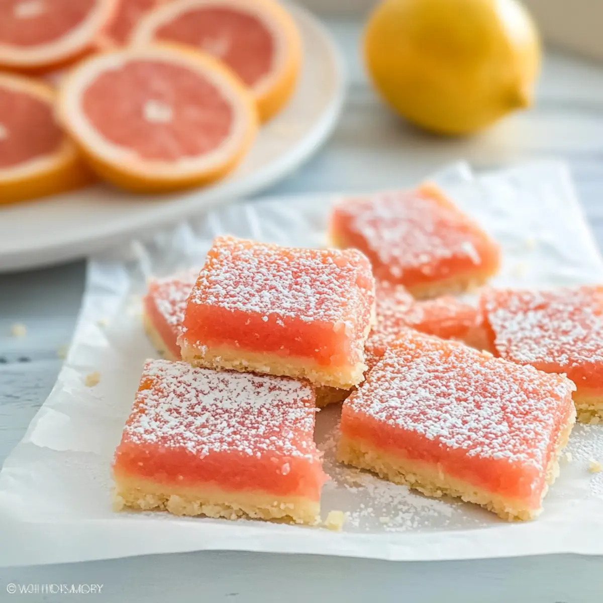 Grapefruit Bars: Sweet, Tangy Bliss for Dessert Lovers