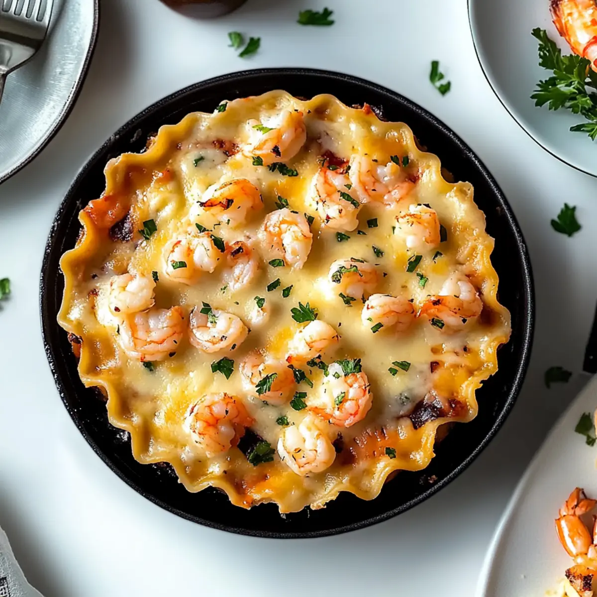 Decadent Seafood Lasagna with Lobster and Shrimp Delight