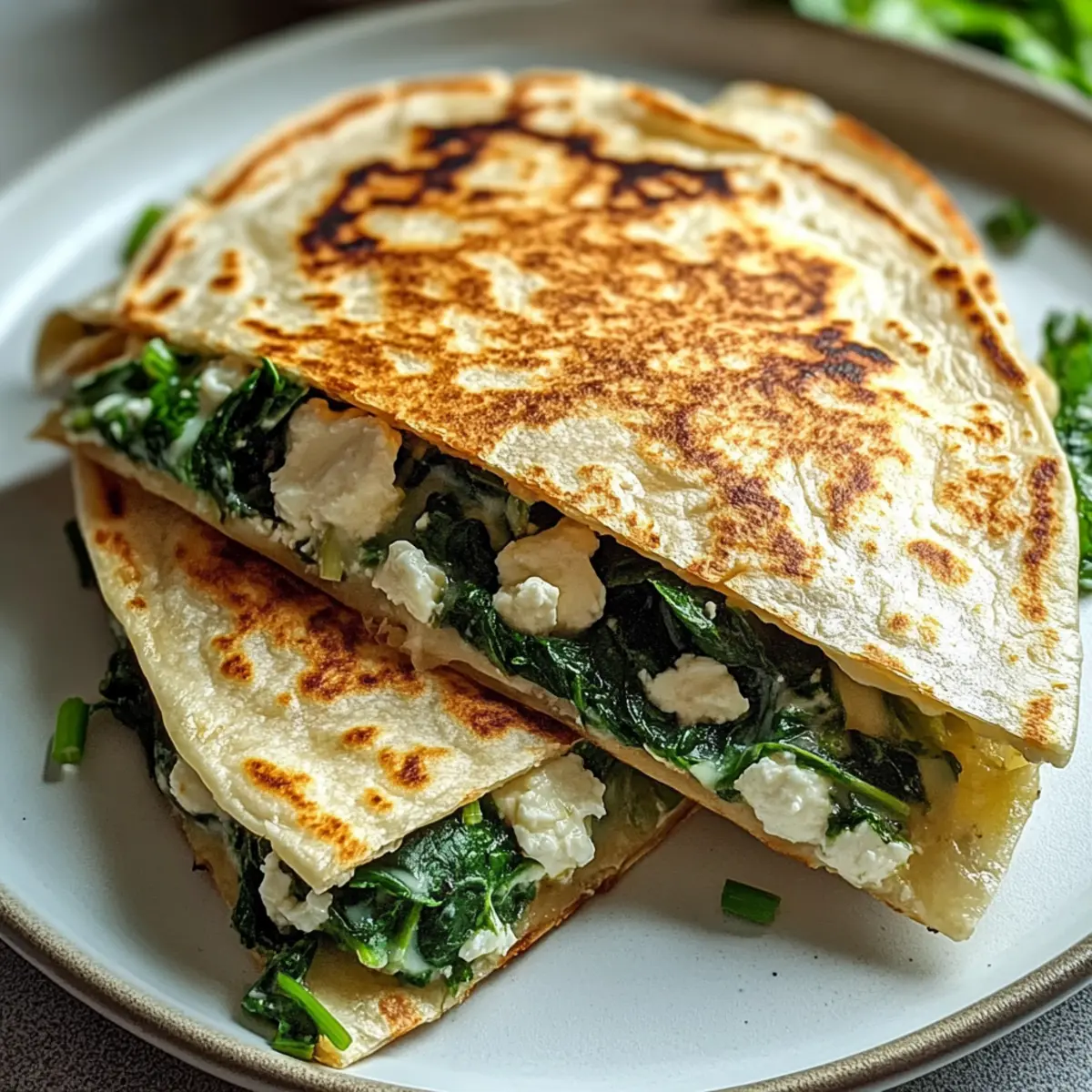 Spinach and Feta Quesadillas: Your Quick, Cozy Dinner Fix